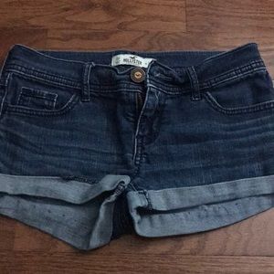 Hollister denim jean shorts.